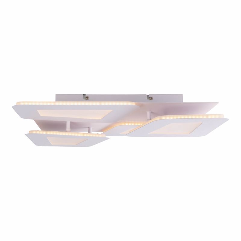 Näve LED Deckenleuchte Leuchte Simen weiß Fernbedienung Metall 48x48 cm CCT - 4003222892770