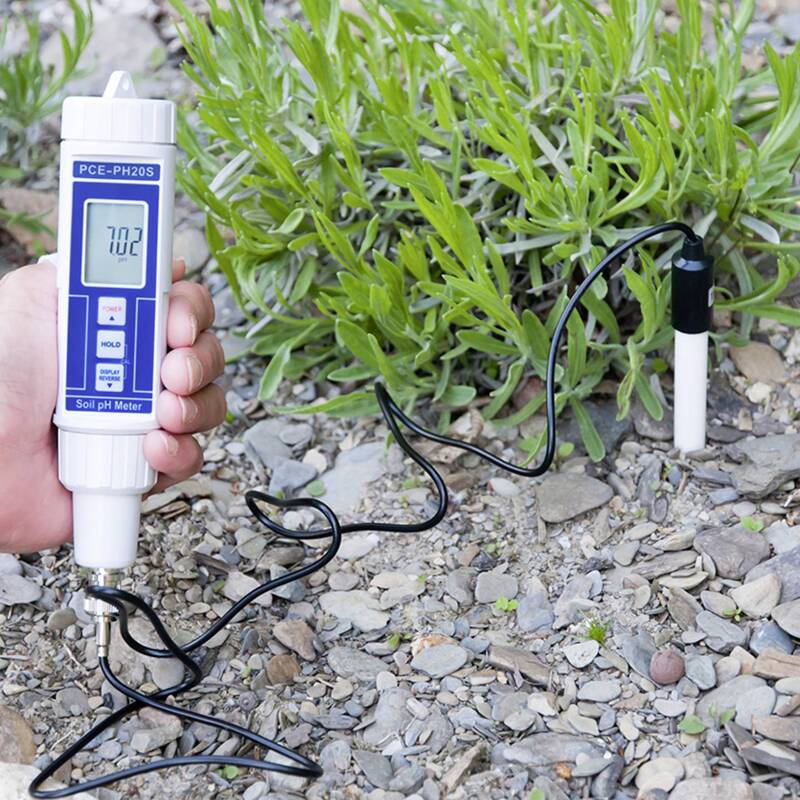 PCE Instruments pH-Messgerät für Bodenproben 0-14 pH wasserdicht rekalibrierbar - 4250348701213