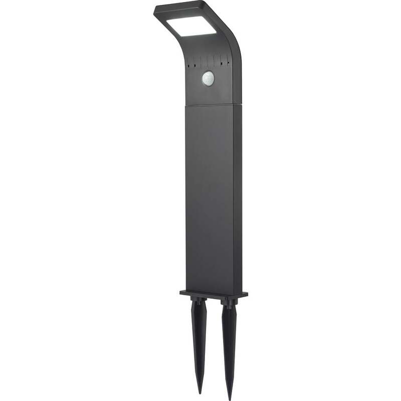 Sygonix LED-Außenstandleuchte mit Bewegungsmelder SY-4677494 Gartenlampe Lampe - 4064161161174