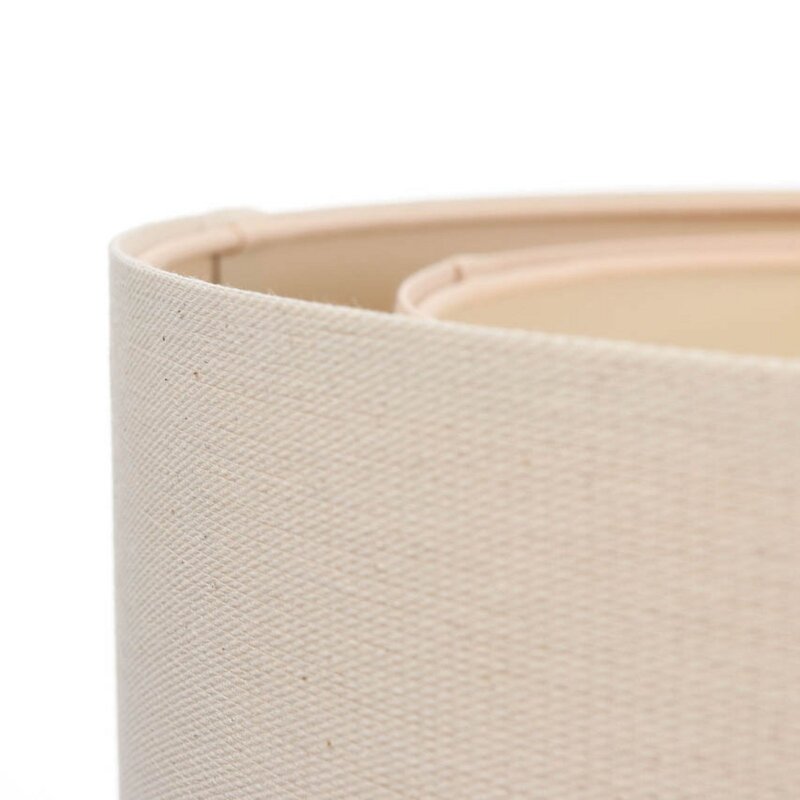 Maco Design Hängelampe Boho creme beige Leinen Jute Ø50cm H20cm SIEHE TEXT/FOTO - 5906742015140