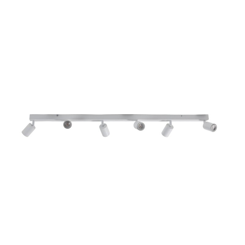 TK Lighting Deckenstrahler Top Strahler Lampe weiß 127 cm 6flg Metall GU10 - 5901780568788