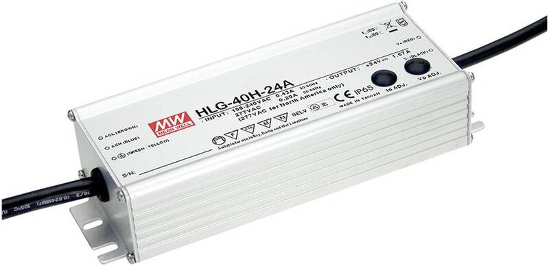 Mean Well LED-Treiber LED-Trafo Konstantspannung Konstantstrom 40W 1.67A 24 V/DC - 4021087009539