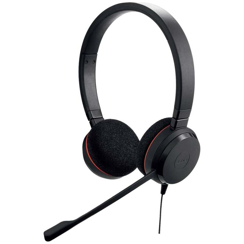 Jabra Headset Kopfhörer Evolve 20 On Ear Stereo kabelgebunden Schwarz Mikrofon - 5706991016970