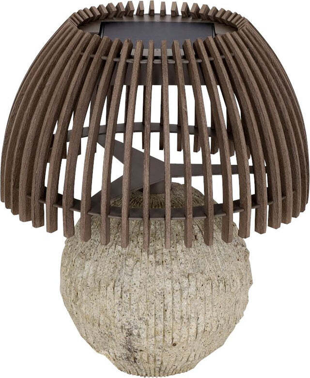 Les Jardins LED Table Lamp Alba, Grey/beige, Height 41 Cm - 3561619700776