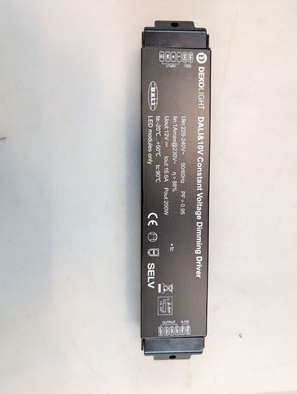 Deko Light LED Trafo Konstantspannung 12V 16,7A 200W IP20 schwarz 310x60x45mm - 4042943159571
