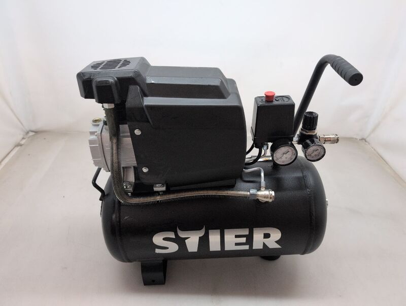 STIER Kompressor Druckluft Kompressor LKT 240-8 110l/min 8bar 24l 1,1kW 21kg - 4260439004147