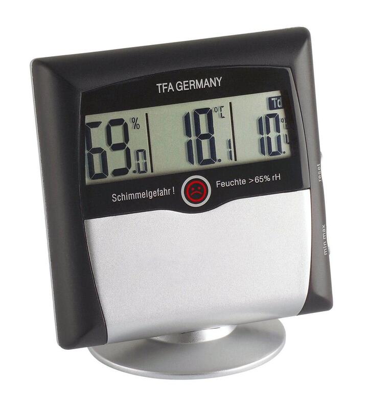 TFA Dostmann Comfort Control Thermo-Hygrometer Digital inkl. Taupunktanzeige - 4009816013491