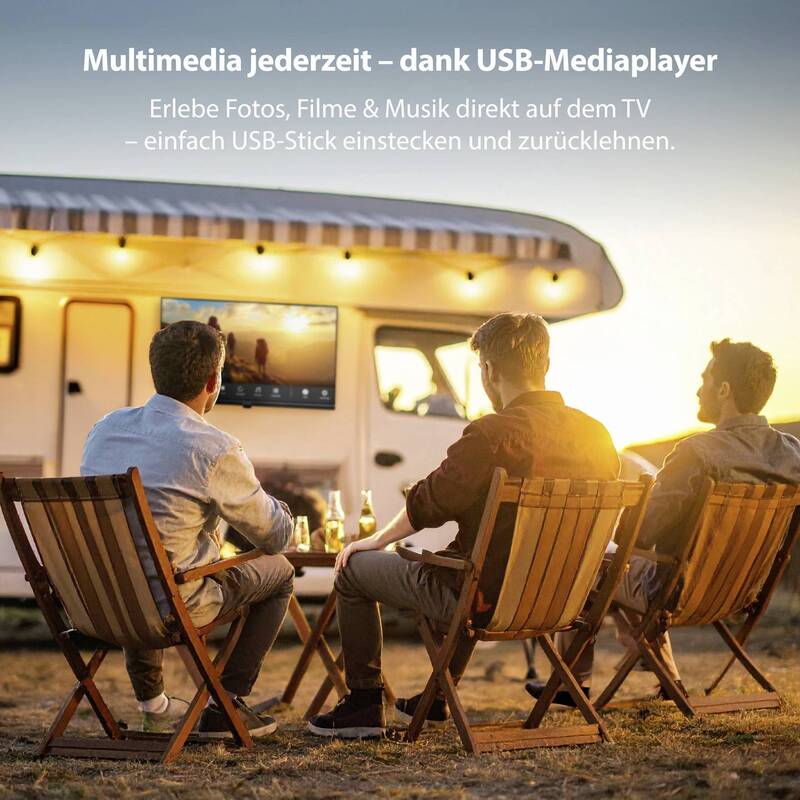 Dyon 24" HD LED TV mit Triple Tuner USB HDMI für Hotelgebrauch - 4260552544520