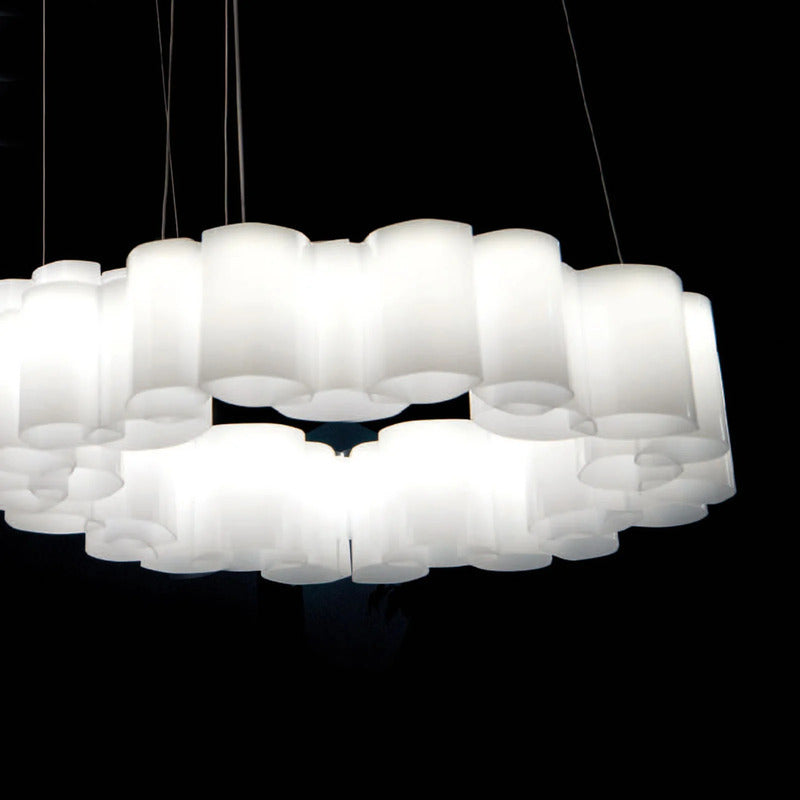 Stilnovo Pendelleuchte Hängeleuchte Honey LED dimmbar Lampe Leuchte weiß Ø58cm - 8033913033904