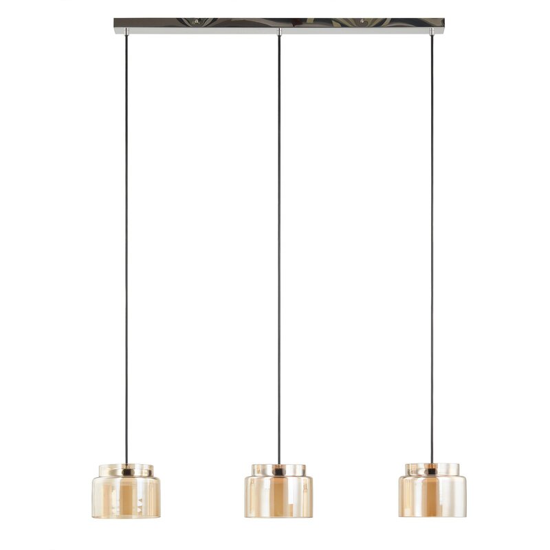 Lucande Diano Hängeleuchte amber Hängelampe Lampe Pendelleuchte SIEHE TEXT/FOTO - 4251911767391