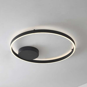 B-Ware Lucande Smart-LED-Deckenleuchte Moise schwarz 42W dimmbar WLAN Tuya 60cm