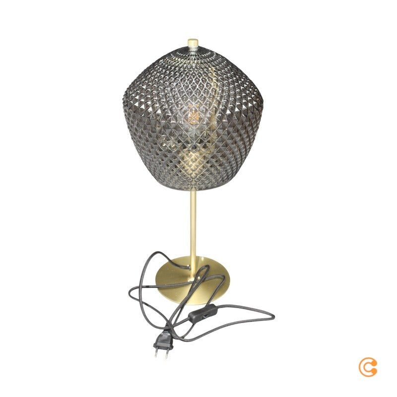 Nordlux Tischleuchte Lampe Orbiform Glas rauchgrau transparent Schalter E27977 - 5704924001550