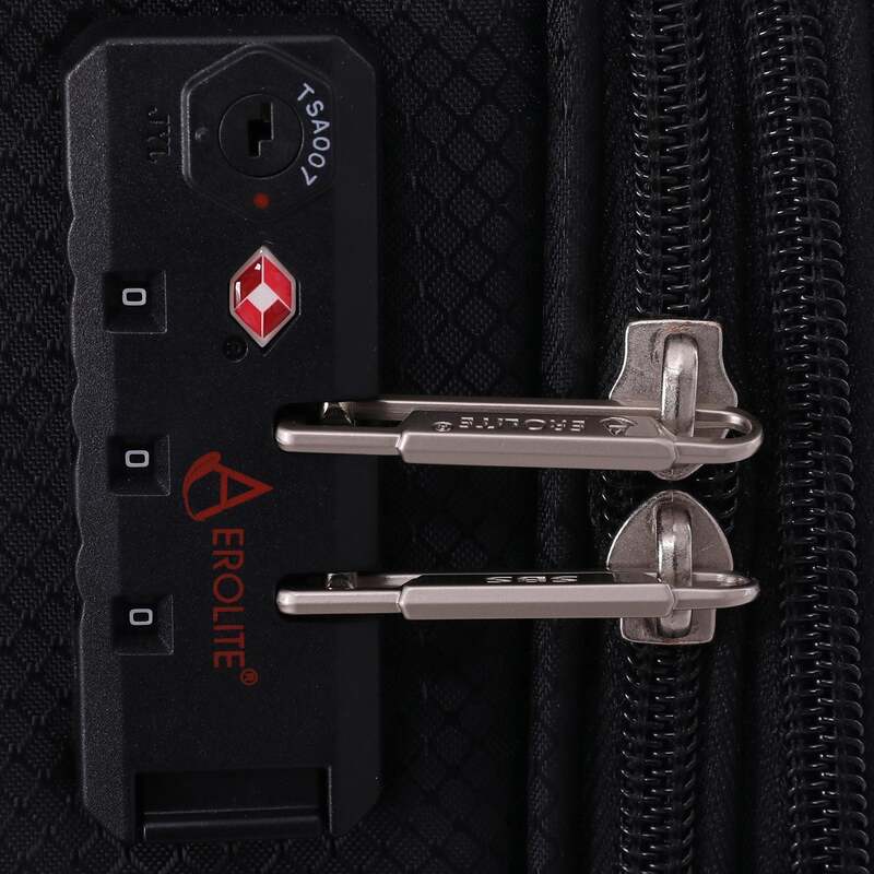 Aerolite Handgepäck Koffer 2 Rollen leicht 55x40x20cm für Ryanair Reisen - 5038230170144