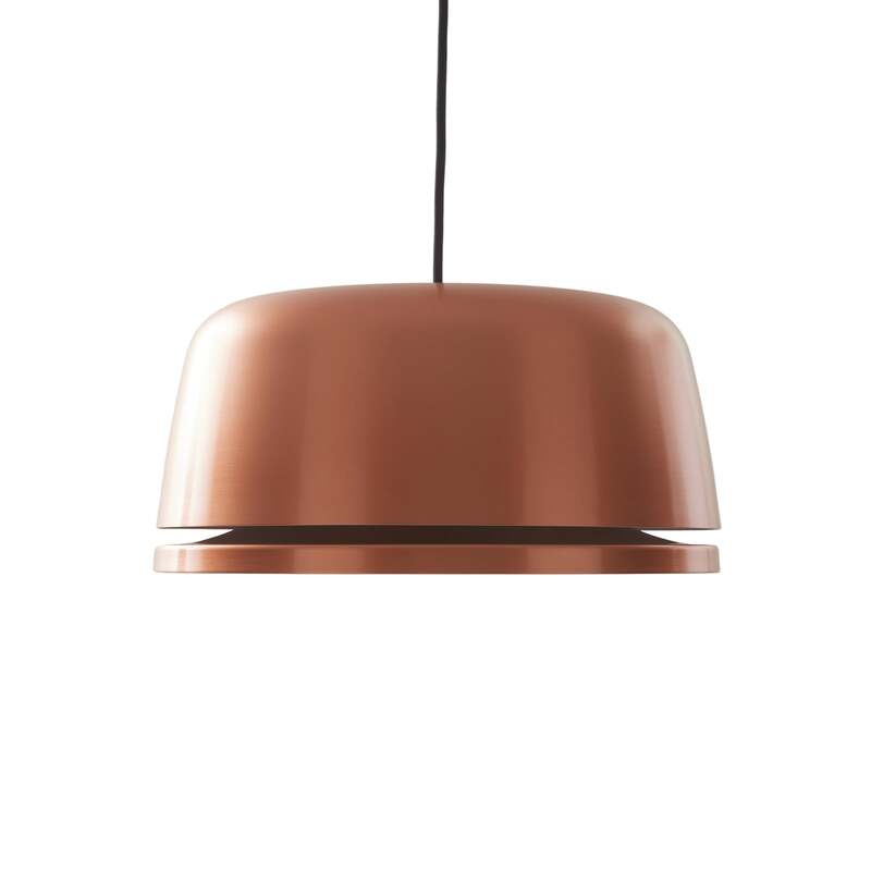 Lucande Hängelampe Hängeleuchte Faelinor LED Pendelleuchte Lampe kupfer Ø 35 cm - 4251911768015