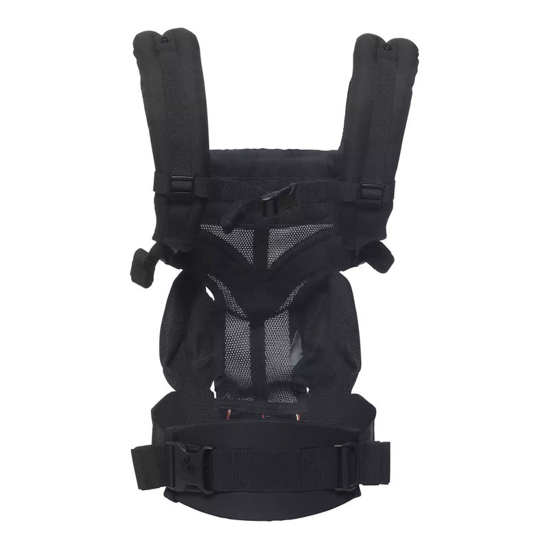 Ergobaby Babytrage Omni 360 Cool Air Mesh Onyx Black für Neugeborene ab Geburt - 8451970631114