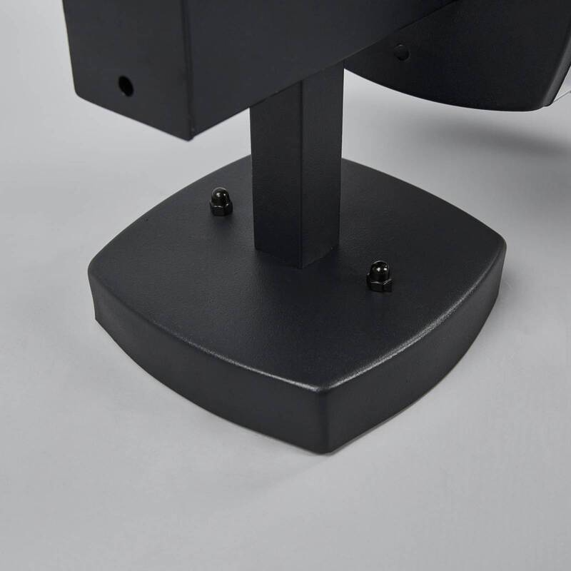 Lindby LED-Außenwandleuchte Askan Wandleuchte Außenlampe Lampe Edelstahl schwarz - 4251096540215