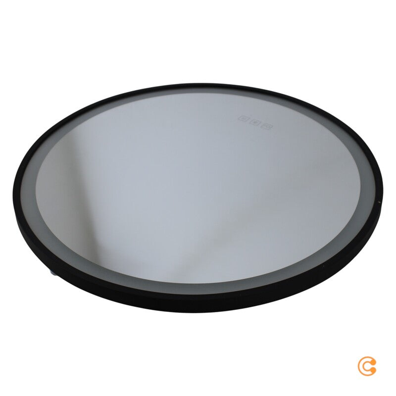 Paulmann Wandspiegel Spiegel Mirra LED dimmbar Touch schwarz Metall Acryl 59cm - 4000870710883