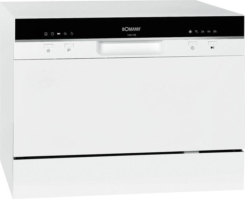 Bomann TSG 7404 Mini Geschirrspüler Tischgeschirrspüler Frontlader 550mm - 4004470740400