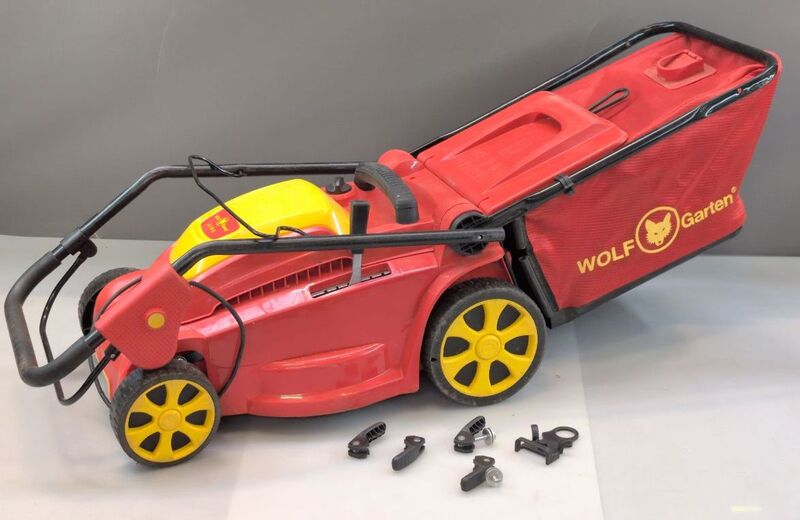 WOLF-Garten Elektro Rasenmäher Mäher A 370 E 1600W Mulchfunktion 37cm 350m² - 4008423861167