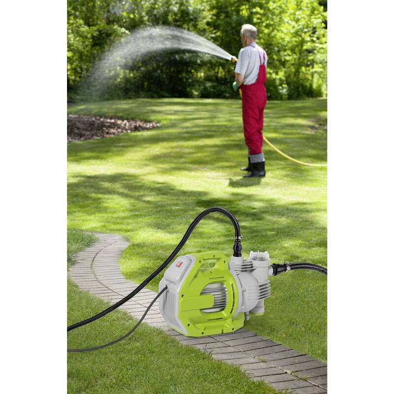 Toolcraft Gartenpumpe 7000l/h 53m Förderhöhe Handpumpe Bewässerungssystem 230V - 4064161310121