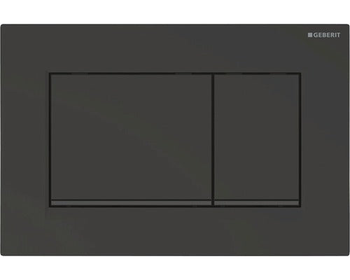 GEBERIT Betätigungsplatte Sigma20 schwarz matt für Unterputz-Spülkasten - 4025410759580