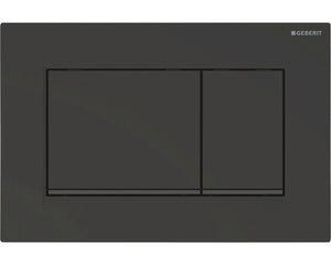 B-Ware GEBERIT Betätigungsplatte Sigma20 schwarz matt für Unterputz-Spülkasten
