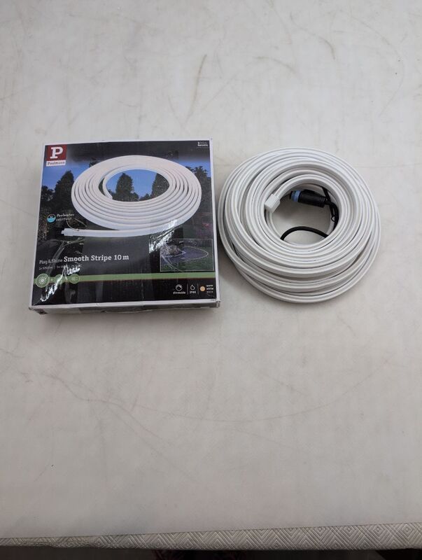 Paulmann Außenleuchte Plug & Shine LED Stripe 3000K dimmbar wasserdicht 10m weiß - 4000870946817