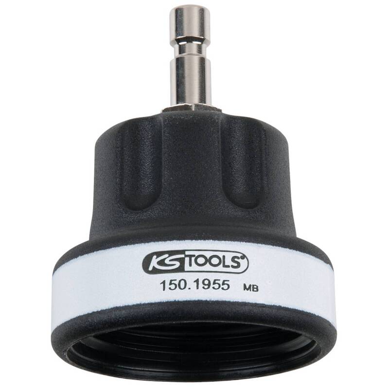 KS Tools Kühlsystem Adapter M46x3 Anschluss Saab Schnellkupplung Verbindung weiß - 4042146640630