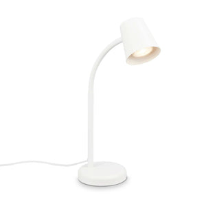 B-Ware Briloner Tischleuchte Skriva LED Lampe Leuchte Metall weiß 38,5cm Höhe 24,5cm