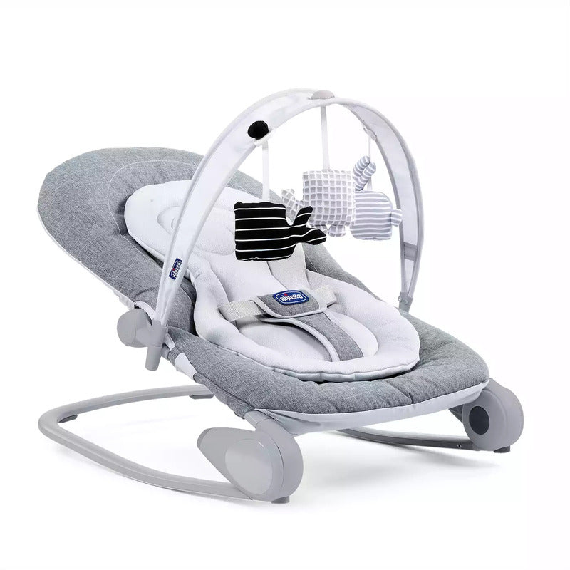 chicco Wippe Hooplà Titanium Babywippe Babyschaukel Schaukel Baby - 8058664125050