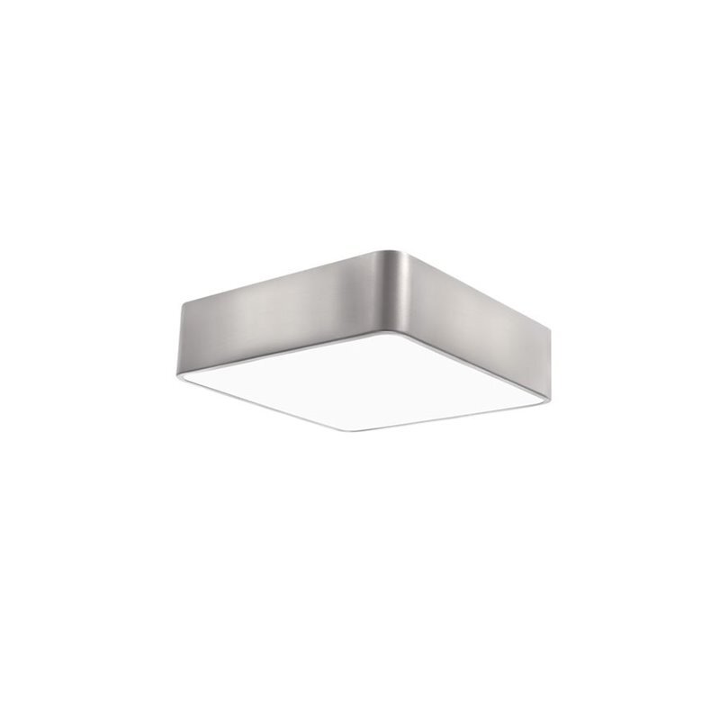 NOVA LUCE Deckenleuchte Lampe RAGU Nickel E27 LED Acryl Metall modern 36x36 cm - 5212017413758