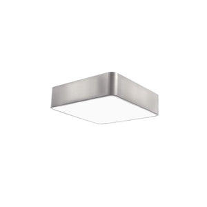 B-Ware NOVA LUCE Deckenleuchte Lampe RAGU Nickel E27 LED Acryl Metall modern 36x36 cm