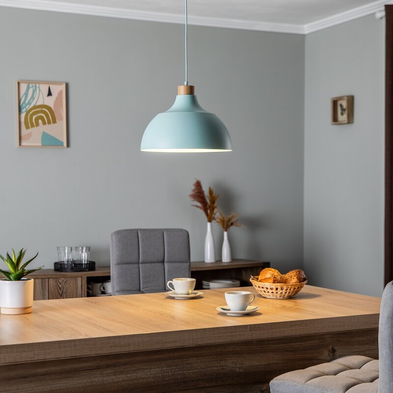 Envostar Hängeleuchte Kaitt Hängelampe Deckenlampe Lampe Holzdetail Ø 34 cm m882 - 5906135101504
