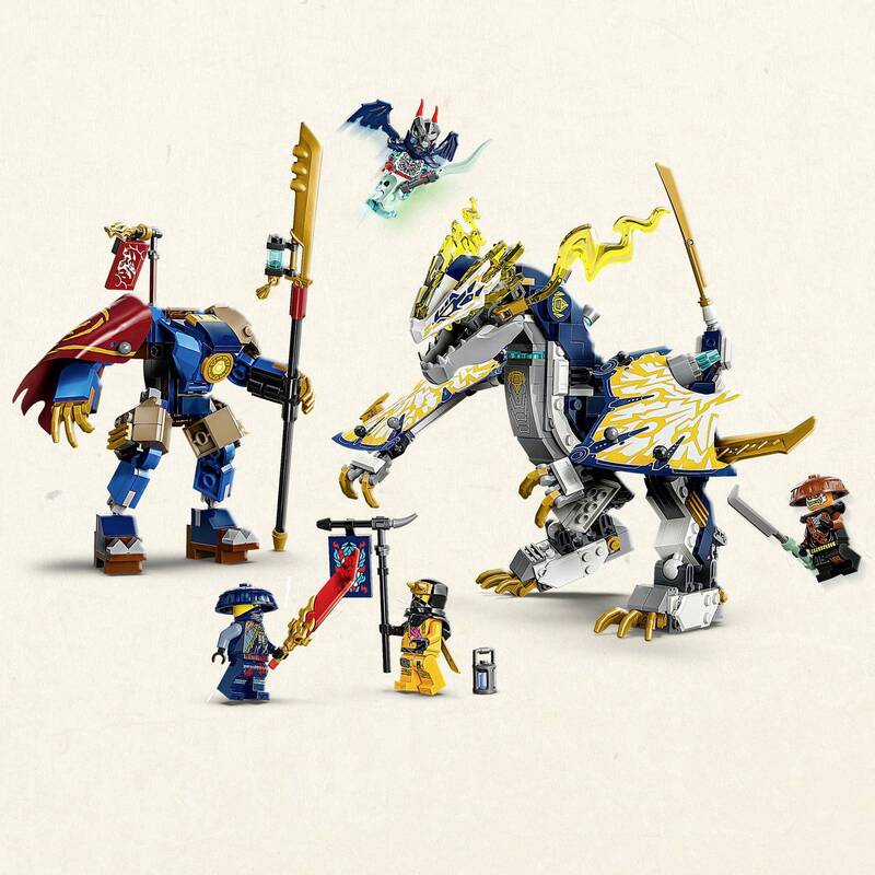 LEGO NINJAGO Spielzeugmech Roboter Drache Rogues Mech Drachenreiter Ninja Set - 5702017929194