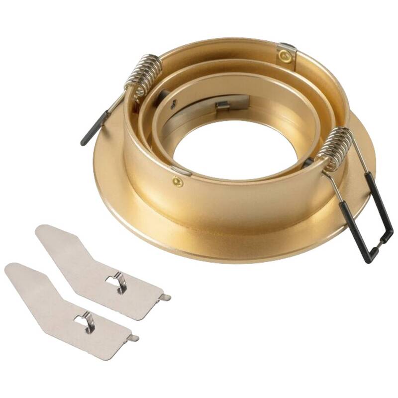 SLV NEW TRIA 75 1007344 Rot-Gold Einbaustrahler Deckeneinbau Licht rund 8 STÜCK - 4024163276450