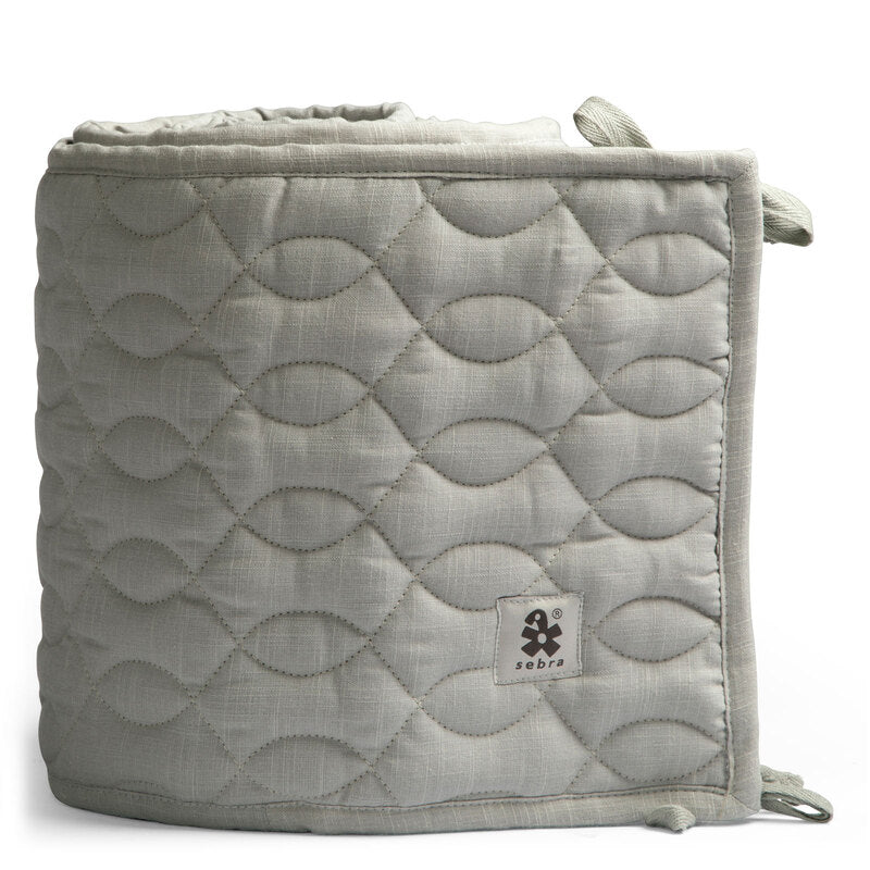 Sebra Babybettchen Kuscheldecke Babydecke Baby-Decke warm gesteppt Elephant Grey - 5704680057952