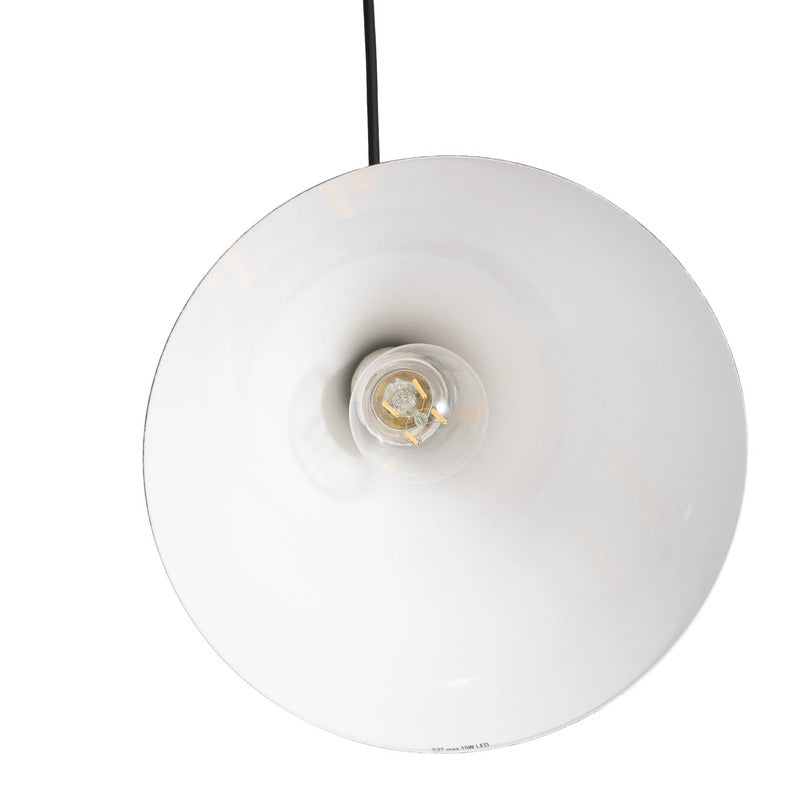 Hängeleuchte Pendelleuchte Form Deckenlampe Metall Kegel Form E27 Ø24cm schwarz - 5904798657277