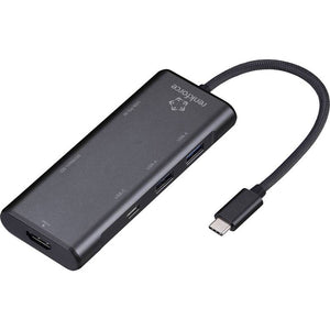 B-Ware Renkforce Dockingstation 7in1 Adapter Usb C Hub Kartenleser Usb A Hdmi Schwarz