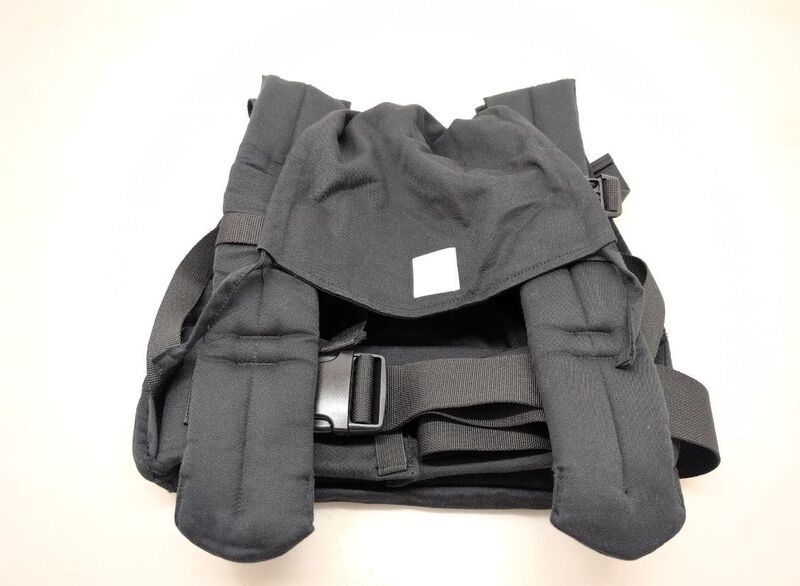 STOKKE Babytrage Limas Flex Schwarz Fullbuckle Bio-Baumwolle 20kg Trage - 7040356194117