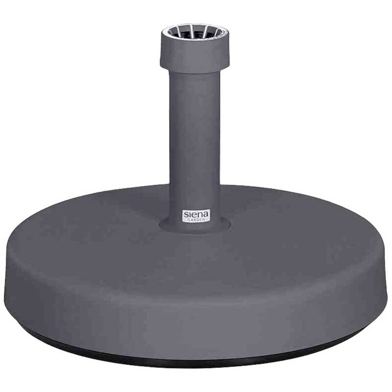 Siena Garden Schirmständer Füllfuß 25kg anthrazit mit Supergrip-Überwurfmutter - 4019111009891