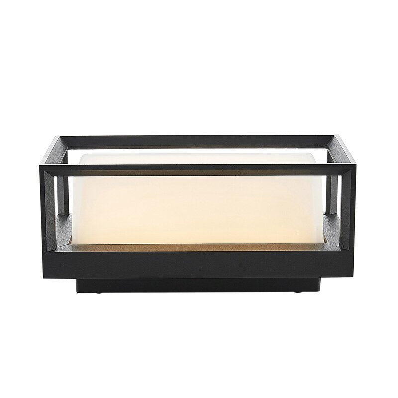 Lucande Wandleuchte Außenleuchte LED Lampe Wandlampe dunkelgrau Glas IP65253 - 4251096569384