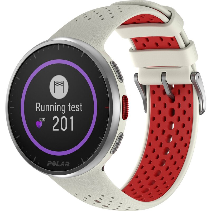 Polar Pacer Pro GPS-Laufuhr Uhr Sportuhr Smartwatch 1,2 Zoll weiß Größe S M L - 0725882060491