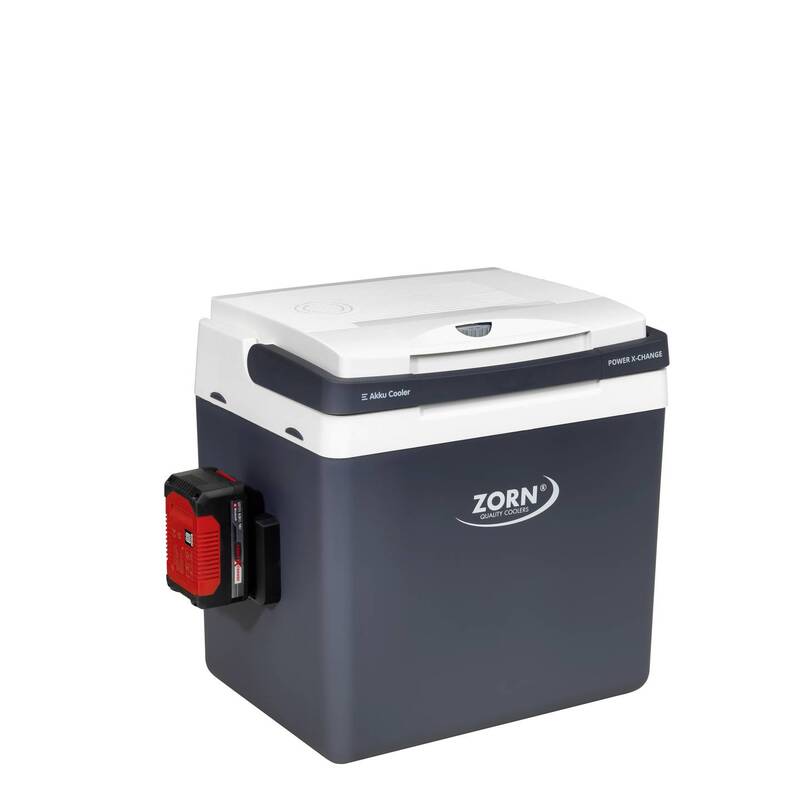 ZORN Akku-Kühlbox Z 26 DC 25l Thermoelektrisch Grau Delta T bis 17°C ohne Akku - 4251702501197