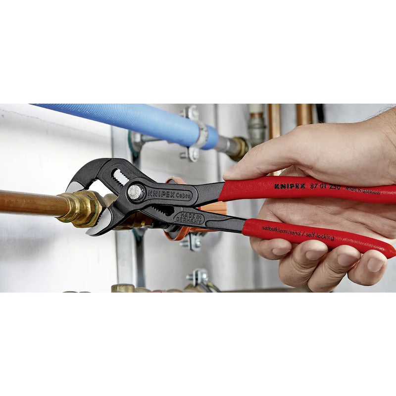 Knipex 87 01 250 Cobra 250mm Hochleistungs-Wasserpumpenzange Zange Handwerkzeug - 4003773022022