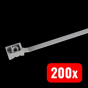 B-Ware Schneider Electric Rohrschelle Mureva FIX 100 Stück für Leitungen Ø16-32mm grau