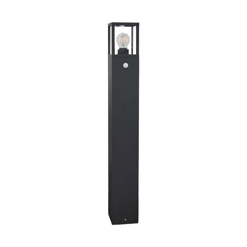 Lucande Wegeleuchte Klemens LED Gartenleuchte anthrazit 90cm mit Bewegungsmelder - 4251096538786