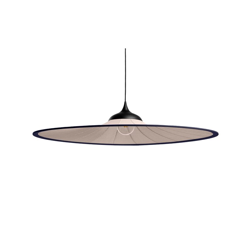 Easy Light Pendelleuchte Hängelampe Bloom creme Textil Edelstahl 120 cm E27 LED - 8445836024943