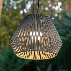 B-Ware Newgarden Conta LED-Akku-Hängelampe taupe Deckenlampe Deckenleuchte Lampe Spot