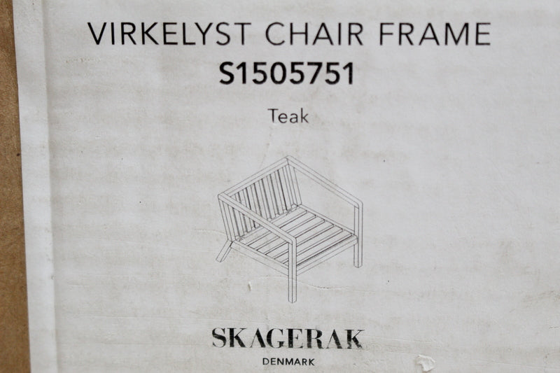 Skagerak Gestell für Virkelyst Gartenstuhl Ersatzteil Teak Outdoor Stuhlgestell - 5706420065890