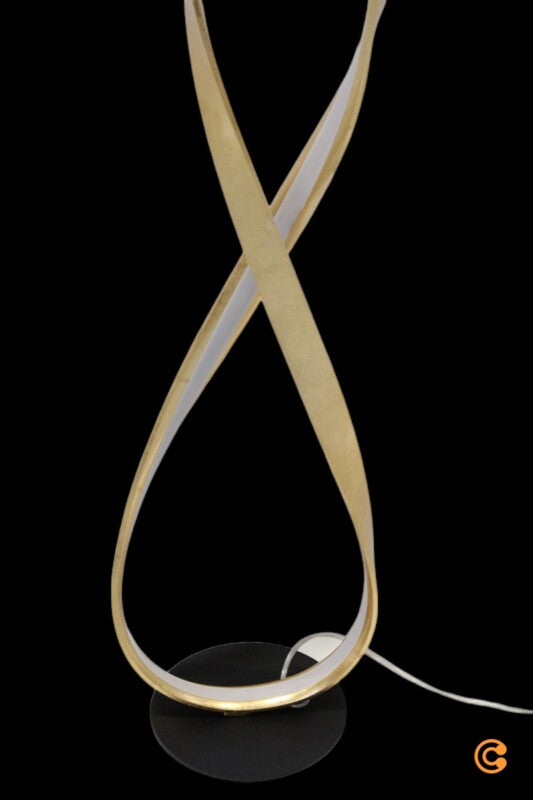 Paul Neuhaus Stehleuchte Linda LED dimmbar gold Metall 140cm Leuchte Lampe - 4012248304730